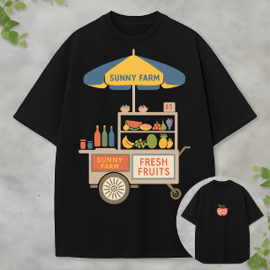 Farmers Market Aesthetic Fresh Fruits Sunshine T-Shirt