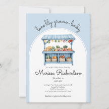 Farmers Market Baby Boy Shower