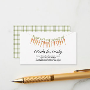 Farmers Market Baby Locally Grown Baby Shower  Enclosure Card