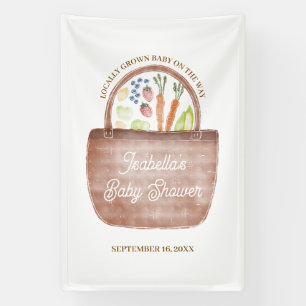 Farmer's Market Baby Shower Banner