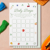 Farmers Market Baby Shower Bingo Game