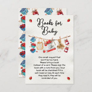 Farmers Market Baby Shower Books for Baby Invitation