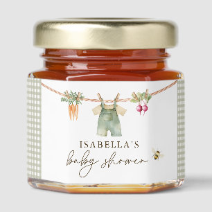 Farmers Market Baby Shower Honey Jar Favors