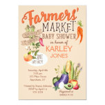 Farmers Market Baby Shower Invitation