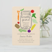Farmers Market Baby Shower Invite (Standing Front)