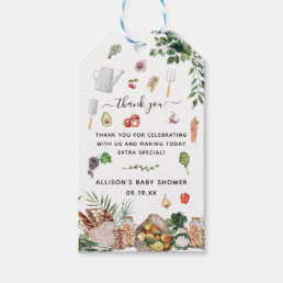 Farmer&#39;s Market | Baby Shower Thank You Favor Gift Tags