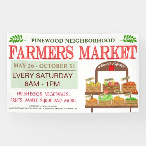 farmers market banner