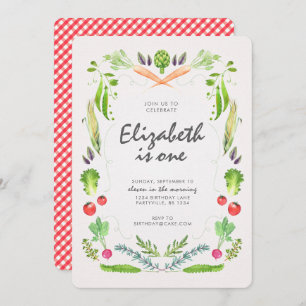 Farmers Market Birthday Invitation