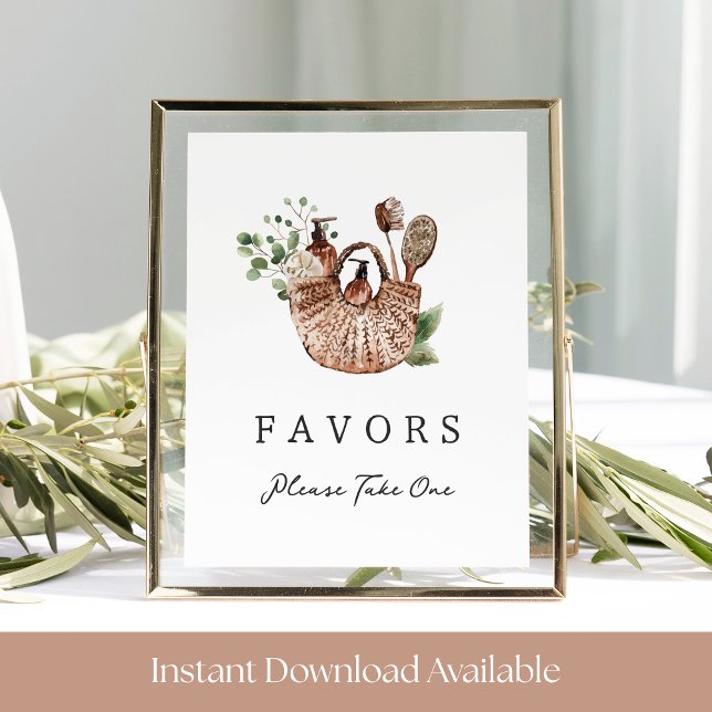 Farmers Market Bridal Shower Favor Table Sign (Creator Uploaded)
