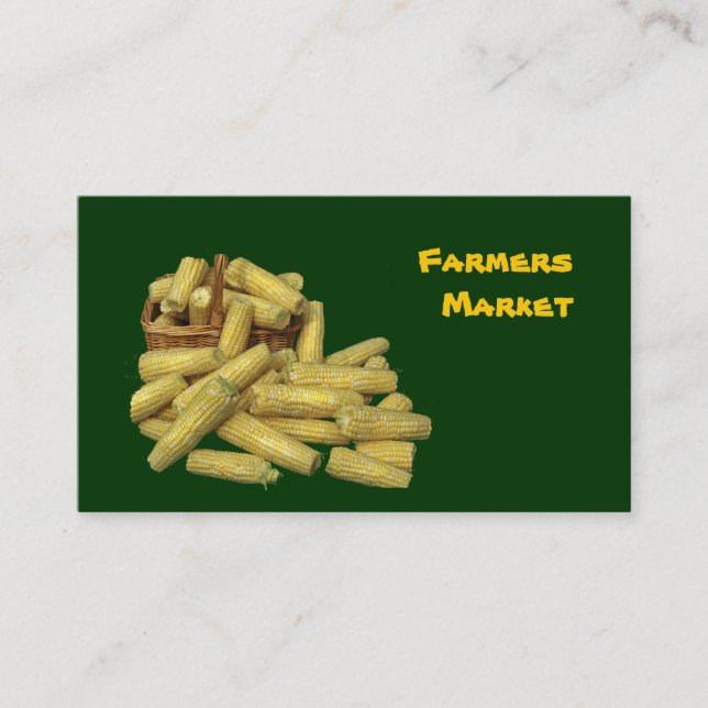 Farmers Market Business Card (Front)