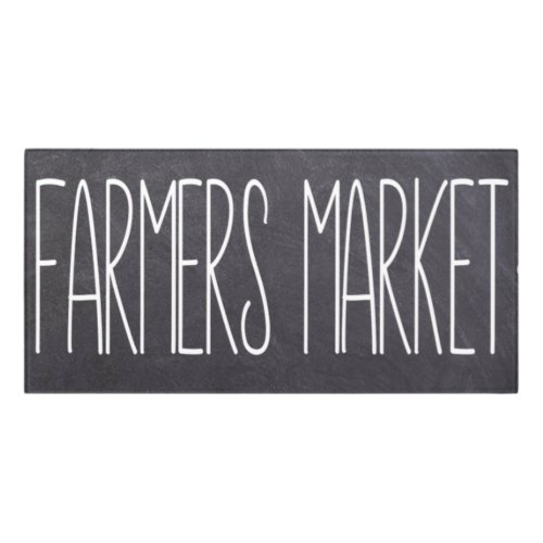 Farmers Market Chalkboard Farmhouse Country Rustic Door Sign