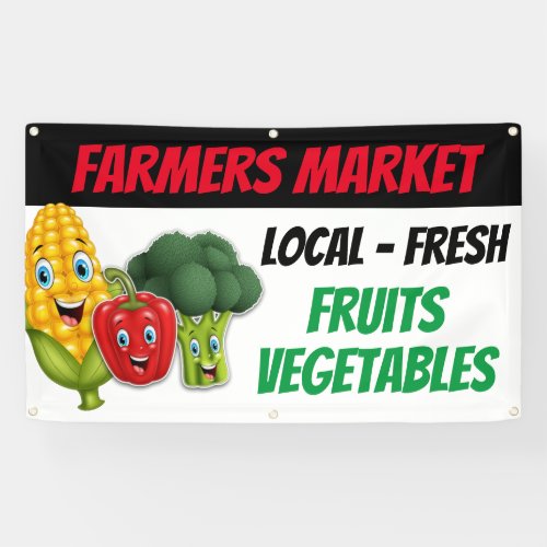 Farmers Market Display Ideas Banner