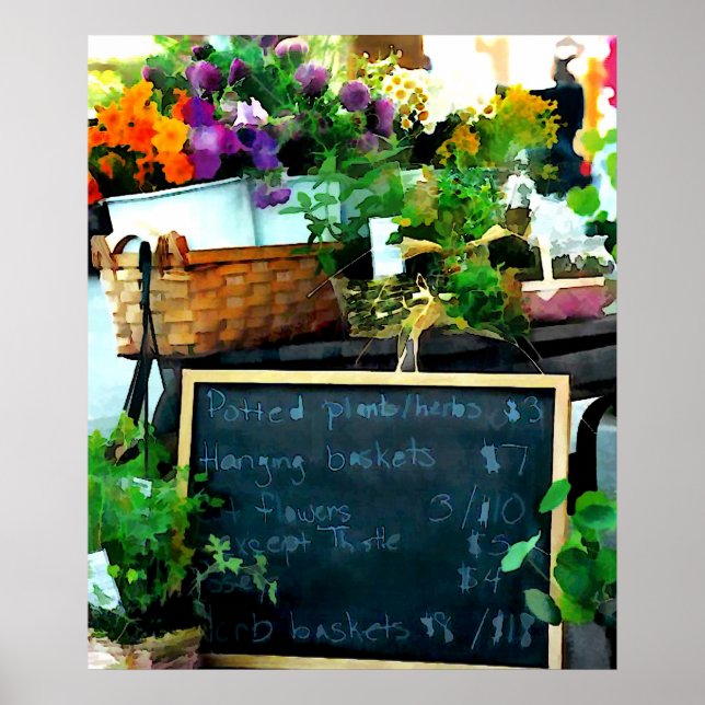 Farmer's Market Display Poster (Front)