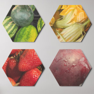 Farmer's Market Fabulous Wood Photo Tile
