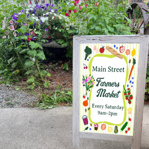 Farmers Market Farm Stand CUSTOM Foam Board