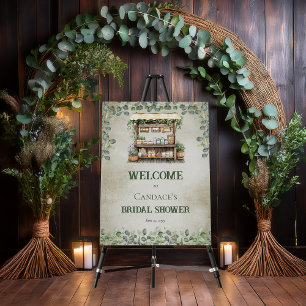 Farmer's Market Farm Stand Welcome Bridal Shower Foam Board