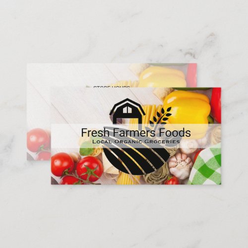 Farmers Market Fresh Produce Business Card