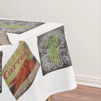 Farmers Market Fruit Vegetables Pattern