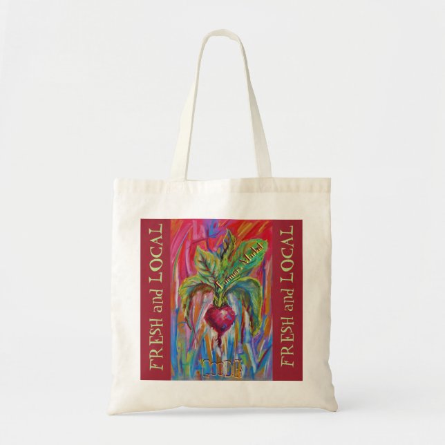 Farmers Market Goodies Tote Bag (Front)
