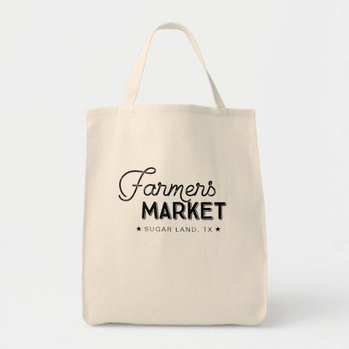 Farmers Market Grocery Tote