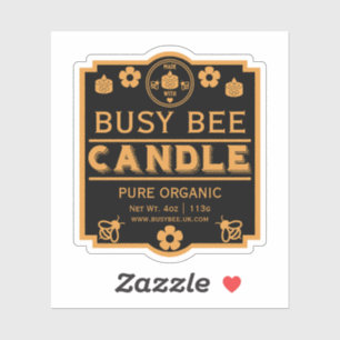 Farmers Market Honey Candles Sticker