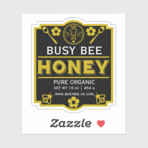 Farmers Market Honey Jar Sticker
