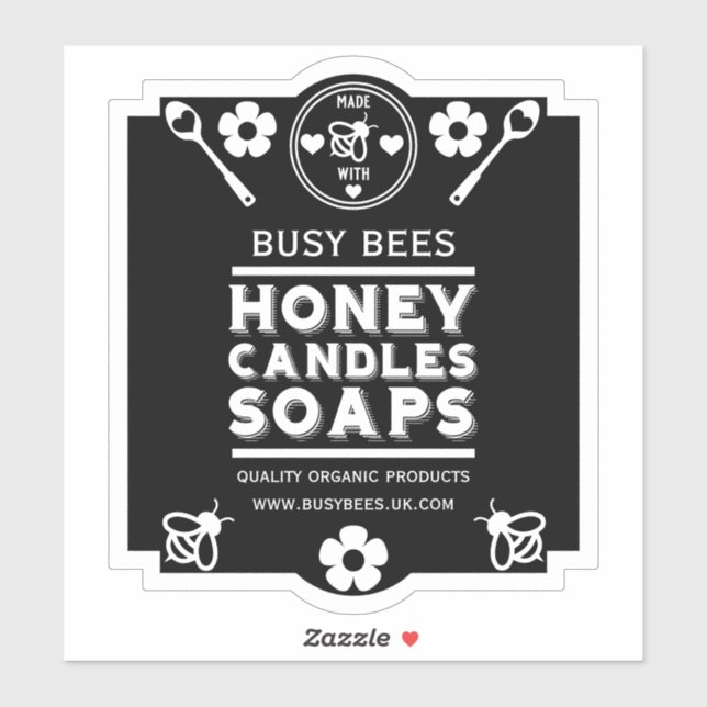 Farmers Market Honey Product Sticker (Sheet)
