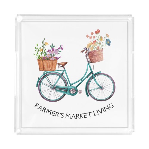 Farmers Market Living Acrylic Tray