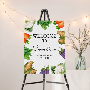 Farmers Market Locally Grown Baby Welcome Sign