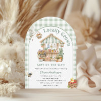 Farmers Market Locally Grown Boho Baby Shower