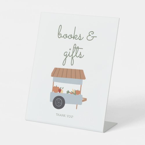 Farmers Market Locally Grown Books  Gifts Sign