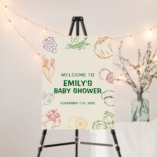 Farmers Market Locally Grown Welcome Sign 