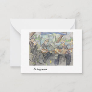 Farmer's Market Musician Note Cards