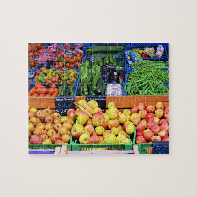 Farmer's Market Picking - 8x10 - 110 pcs. Jigsaw Puzzle (Horizontal)