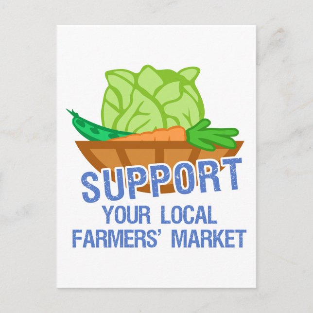 Farmers Market Postcard (Front)