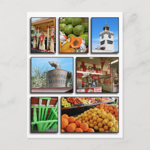 Farmer's Market Postcard