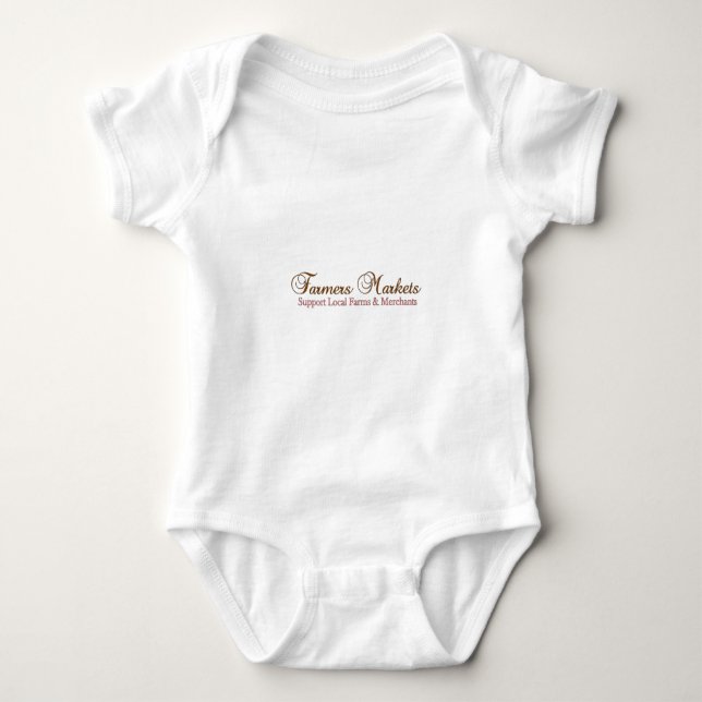 Farmers Market products Baby Bodysuit (Front)