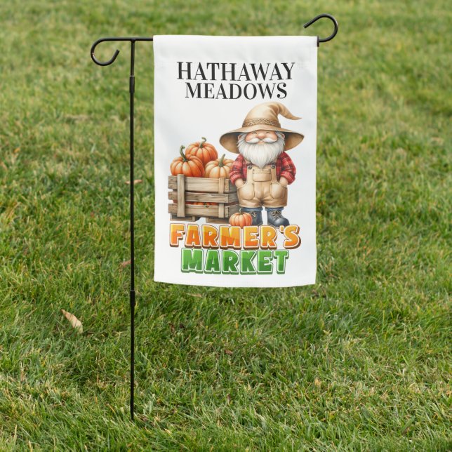 Farmers Market - SEE BACK - GARDEN FLAG (In SItu)