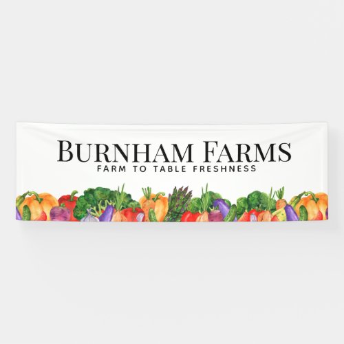 Farmers Market Stand Banner