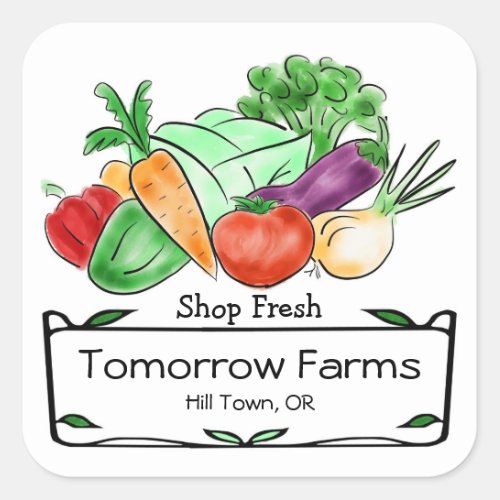 Farmers Market Stickers