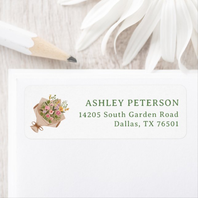 Farmers Market Theme Return Address Label (Insitu)