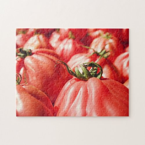 Farmers Market Tomatoes Photography Jigsaw Puzzle