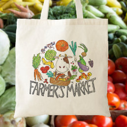 FARMER&#39;S MARKET tote bag by Nicole Janes