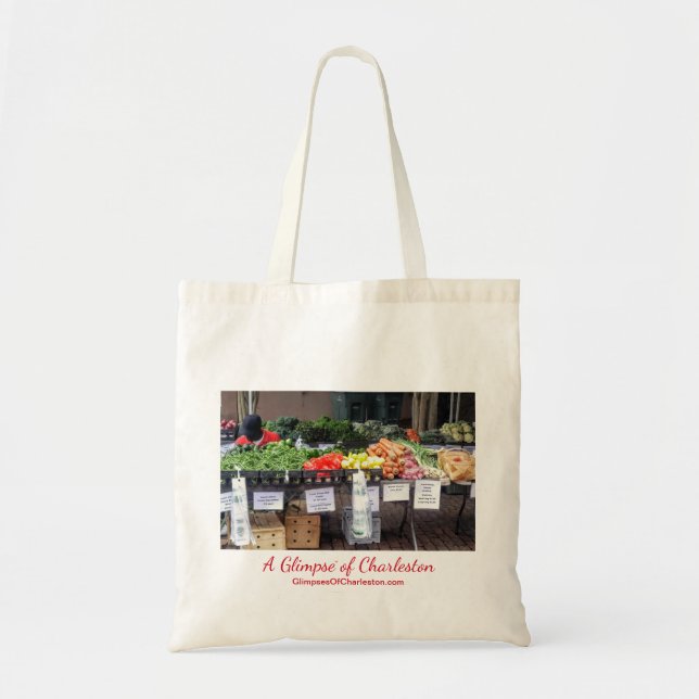 Farmers Market Tote Bag -- Small (Front)
