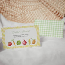 Farmers Market Vegetable Fruit Stand Baby Shower