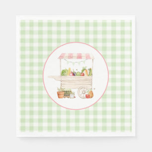 Farmers Market Vegetable Stand Birthday Napkins
