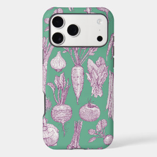 farmer's market vegetables purple peppermint iPhone 17 pro max case