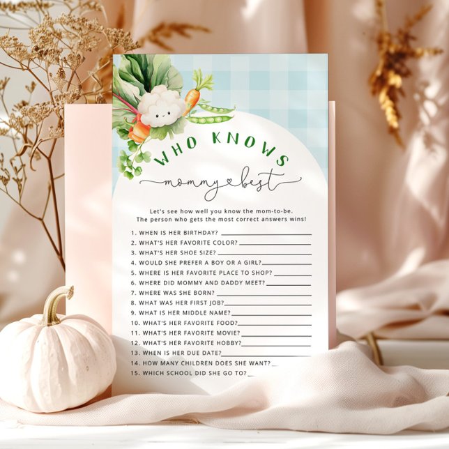 Farmers market Who knows mommy best game (Creator Uploaded)