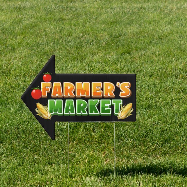 Farmers Market Yard Sign (Insitu)