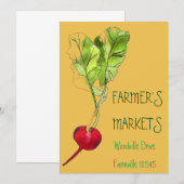 Farmer's Markets organic fruit and vegetable (Front/Back)